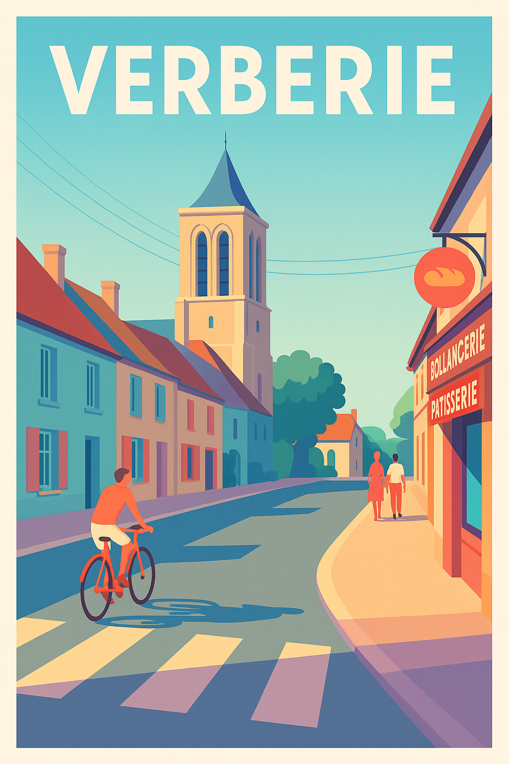 Affiche de Verberie - Charme et sérénité au cœur du village
