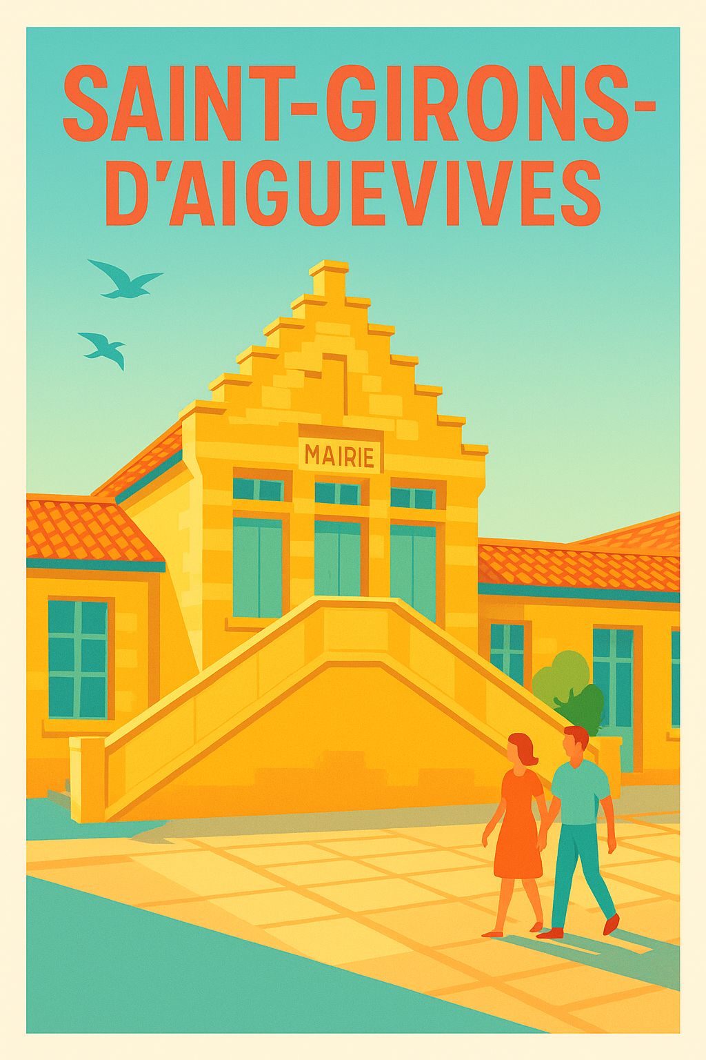 Affiche de Saint-Girons-d'Aiguevives - Charme et Sérénité Locale