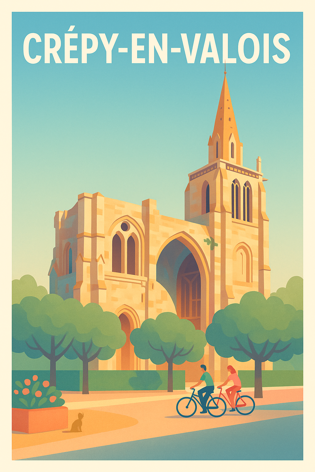 Affiche de Crépy-en-Valois - Charme historique et douceur de vie