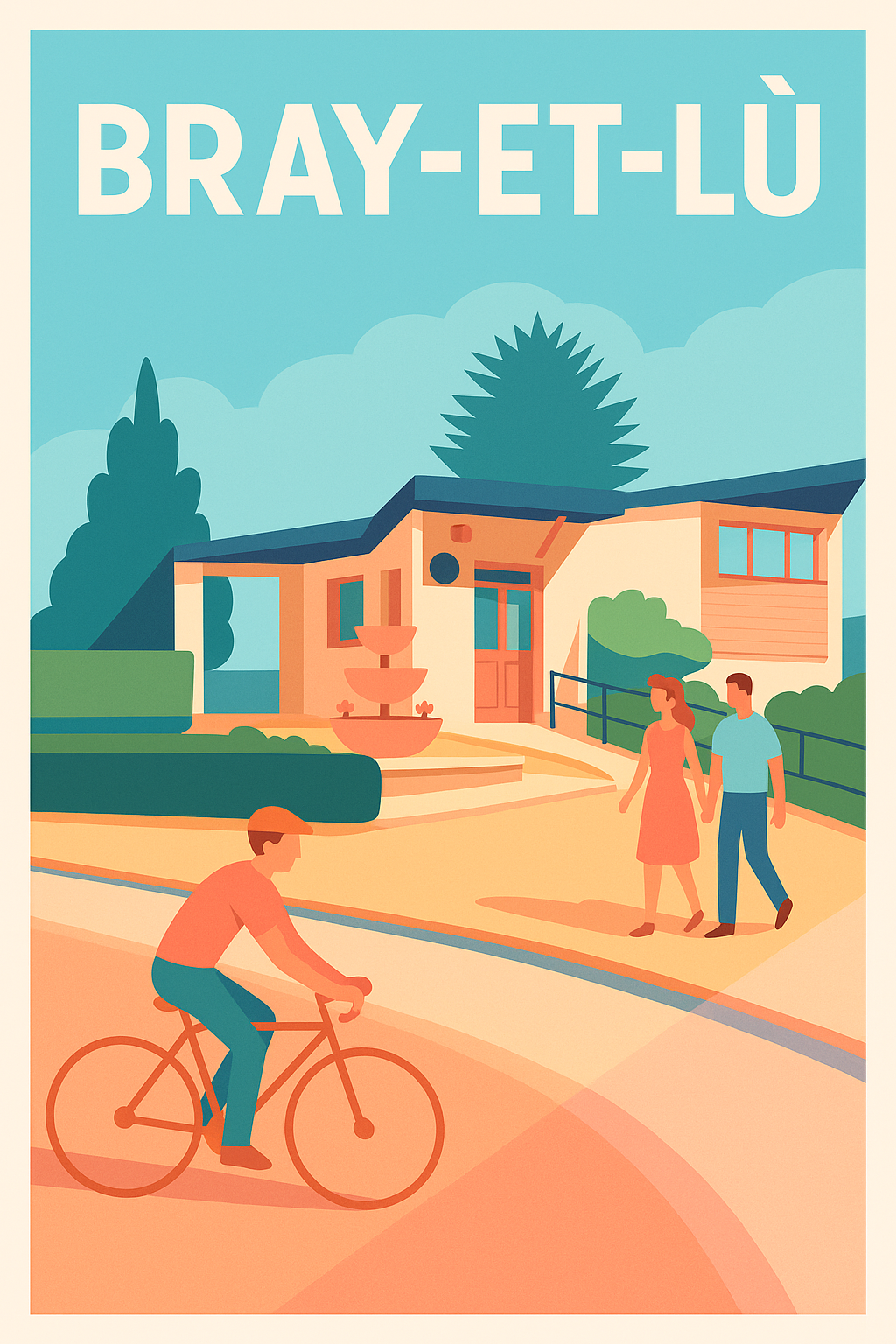 Affiche de Bray-et-Lû - Une ambiance paisible et conviviale