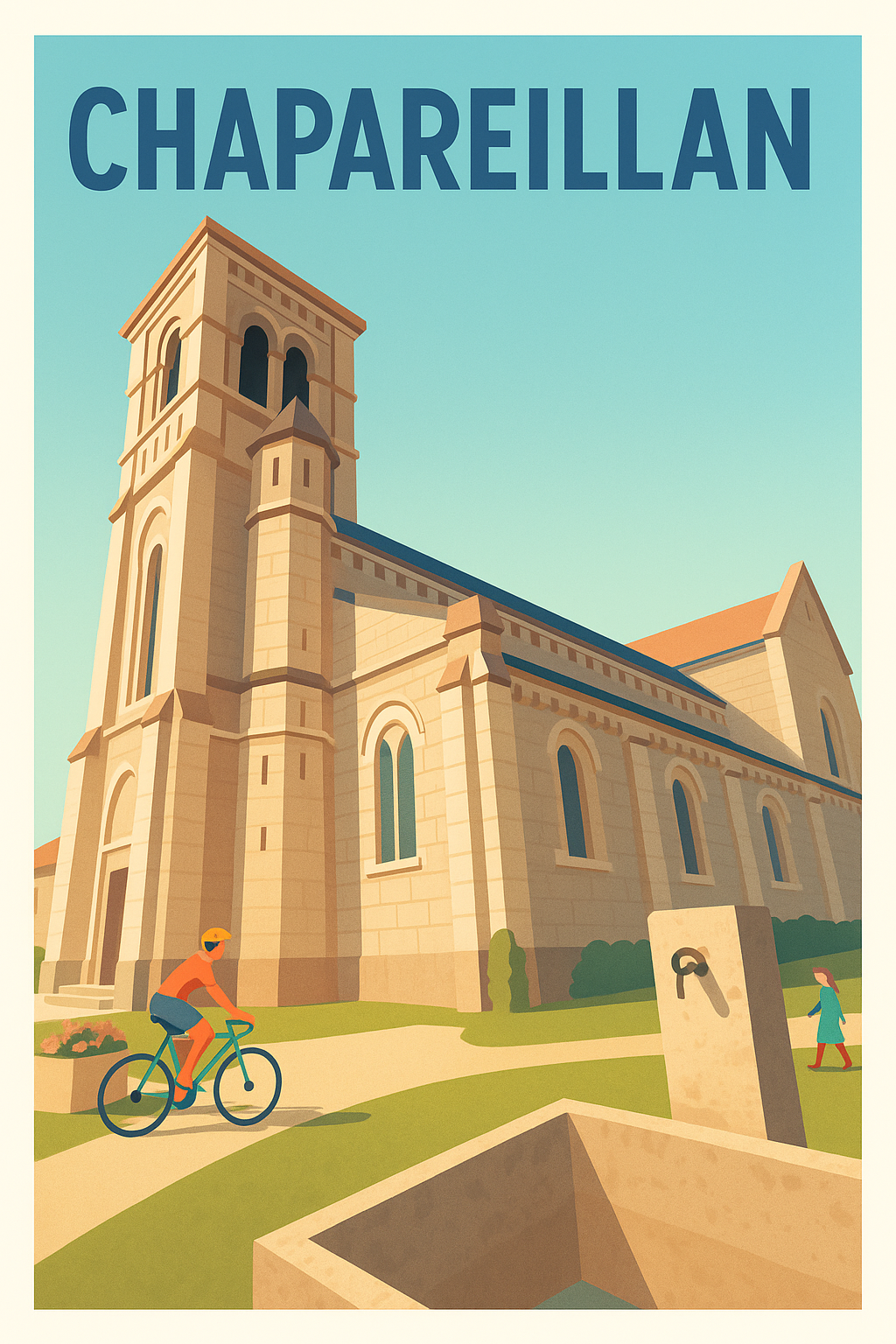 Affiche de Chapareillan - L'élégance intemporelle au cœur de la Savoie