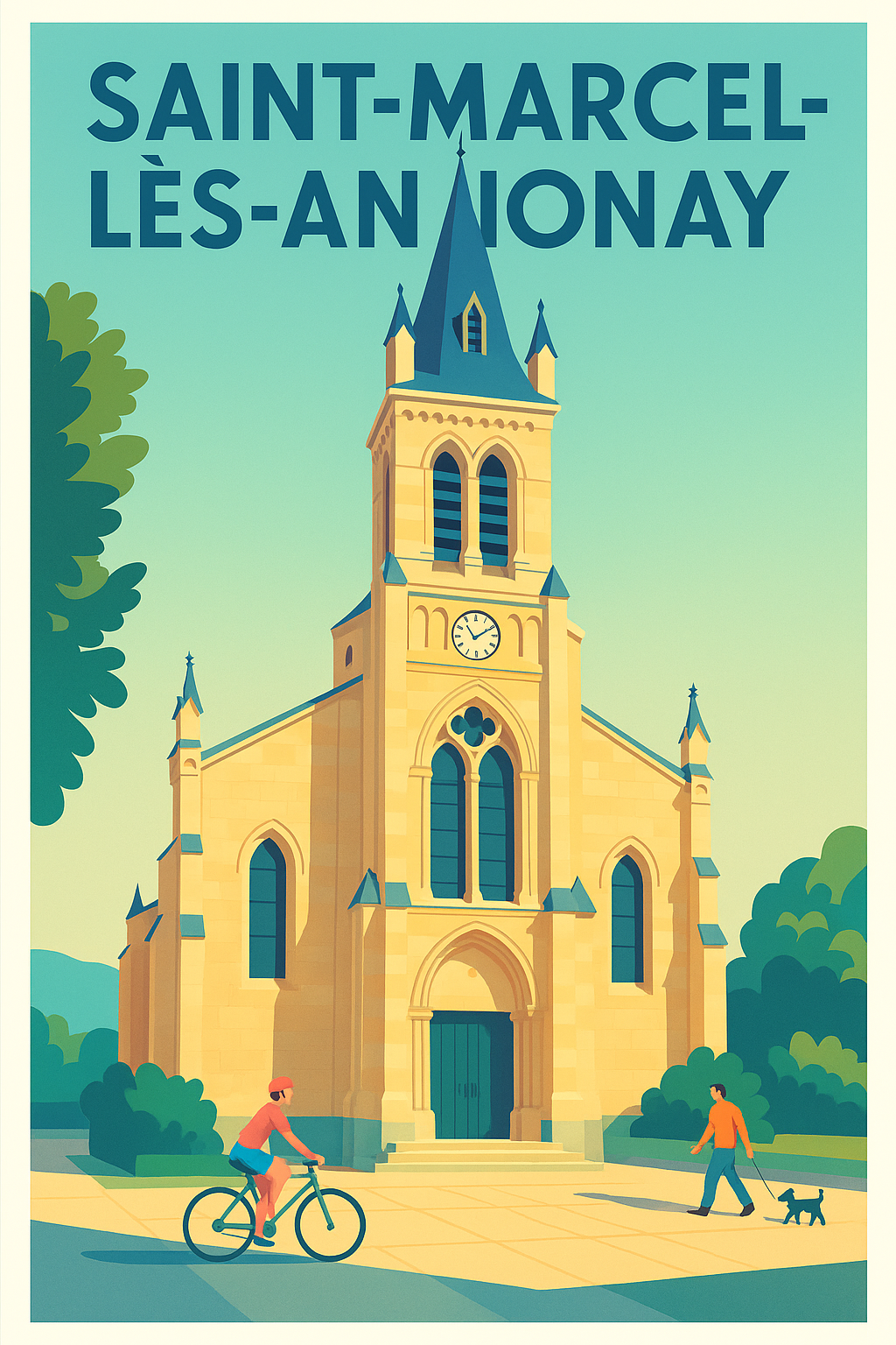 Affiche de Saint-Marcel-lès-Annonay - L'élégance au cœur du village