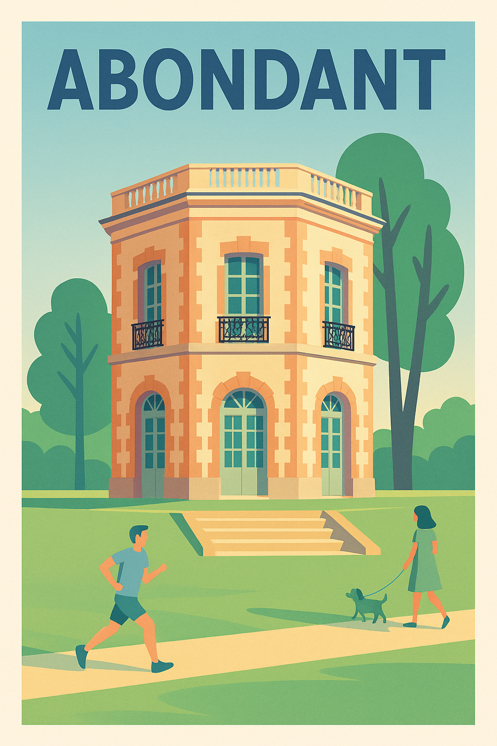 Affiche de Abondant - Un havre de paix au cœur de la nature
