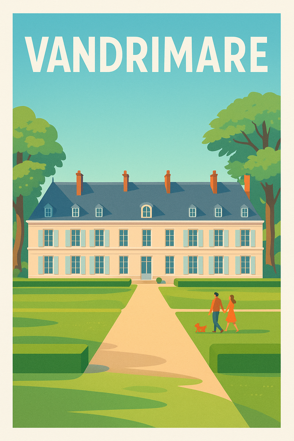 Affiche de Vandrimare - Élégance et sérénité au cœur du domaine