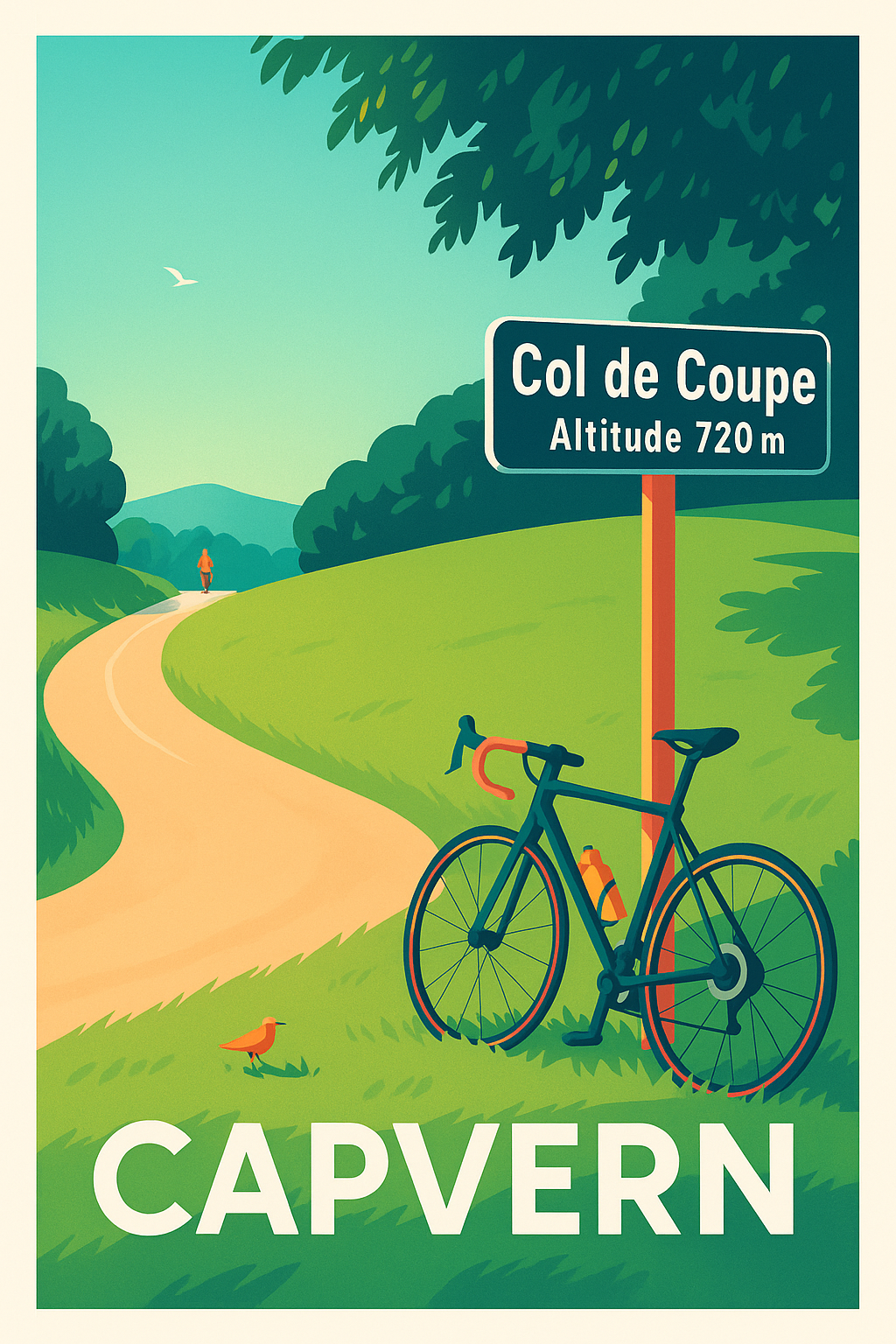 Affiche de Capvern - Escapade nature au Col de Coupe