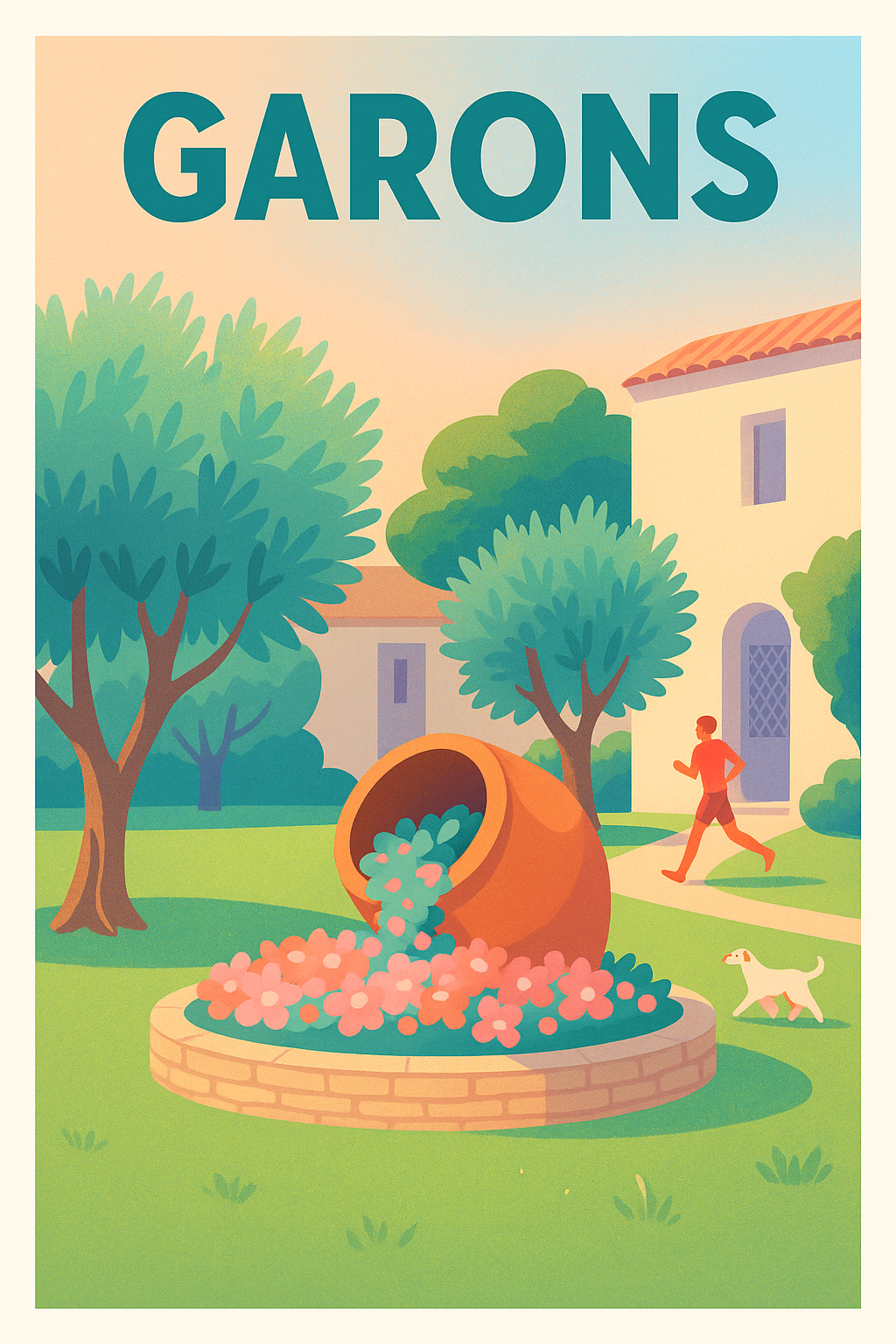 Affiche de Garons - Charme paisible et nature en Provence