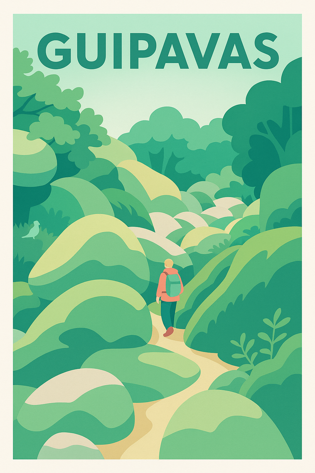 Affiche de Guipavas - Escapade Nature au Cœur des Montagnes Vertes