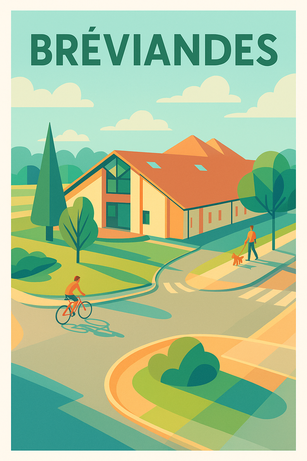 Affiche de Bréviandes - Charme et Sérénité au Coeur de la Nature