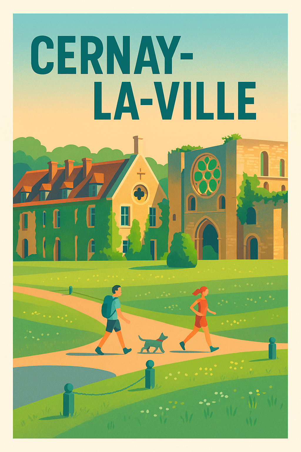 Affiche de Cernay-la-Ville - Un havre de paix historique à découvrir