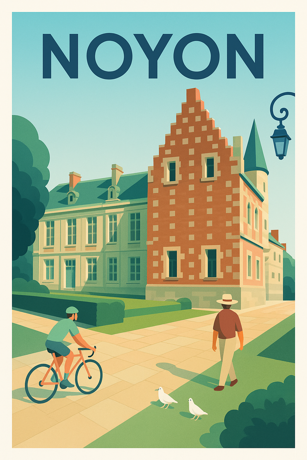 Affiche de Noyon - Charme et sérénité au cœur de la ville