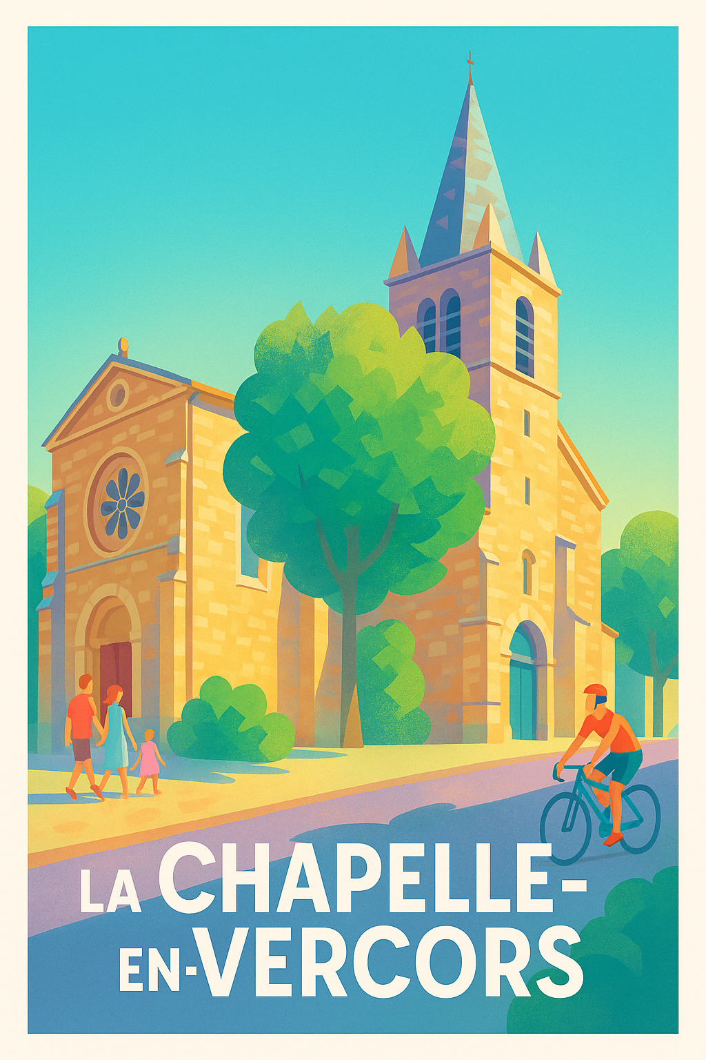 Affiche de La Chapelle-en-Vercors - Charme et sérénité alpine