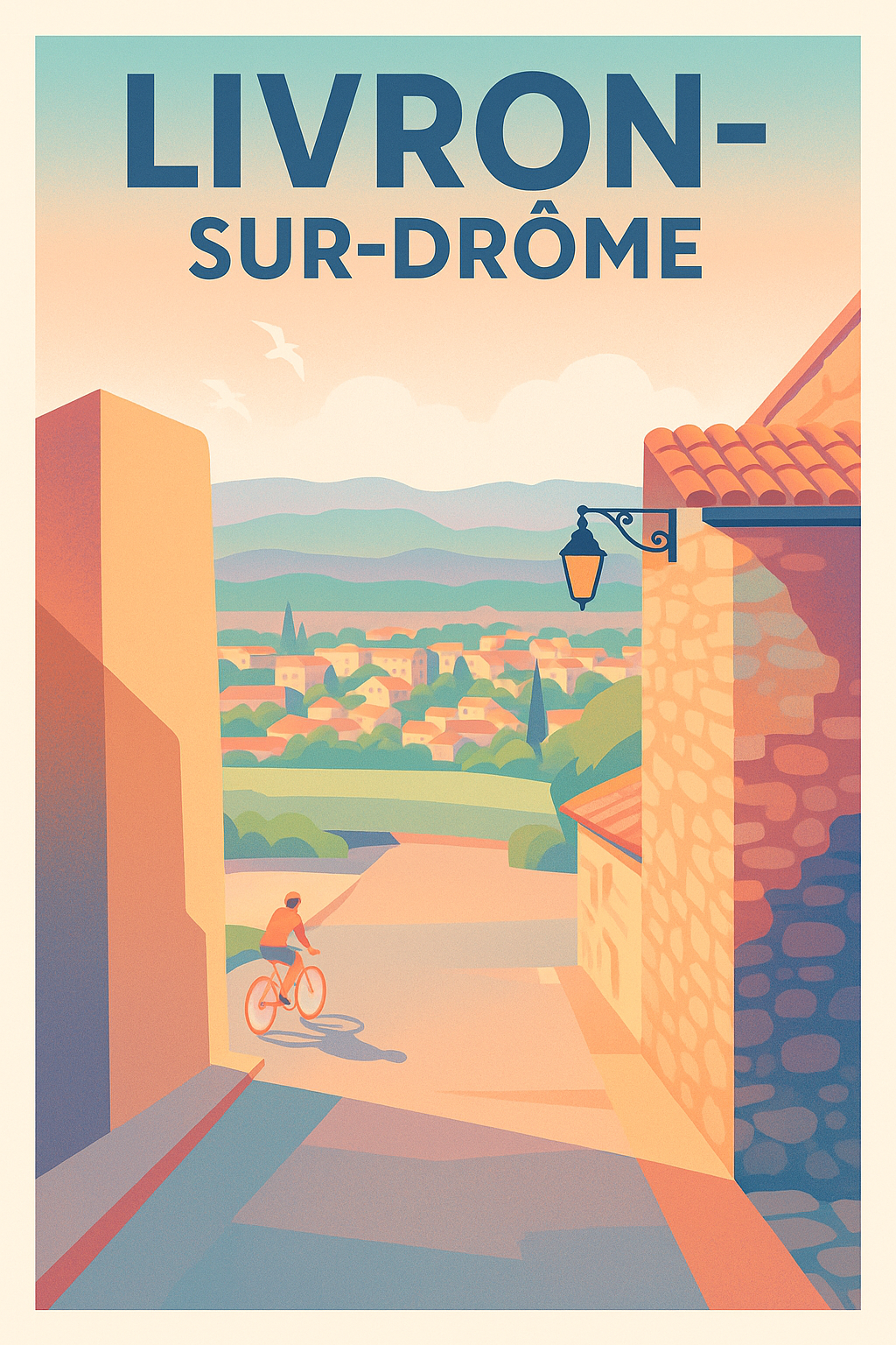 Affiche de Livron-sur-Drôme - L'évasion à vélo au cœur de la vallée