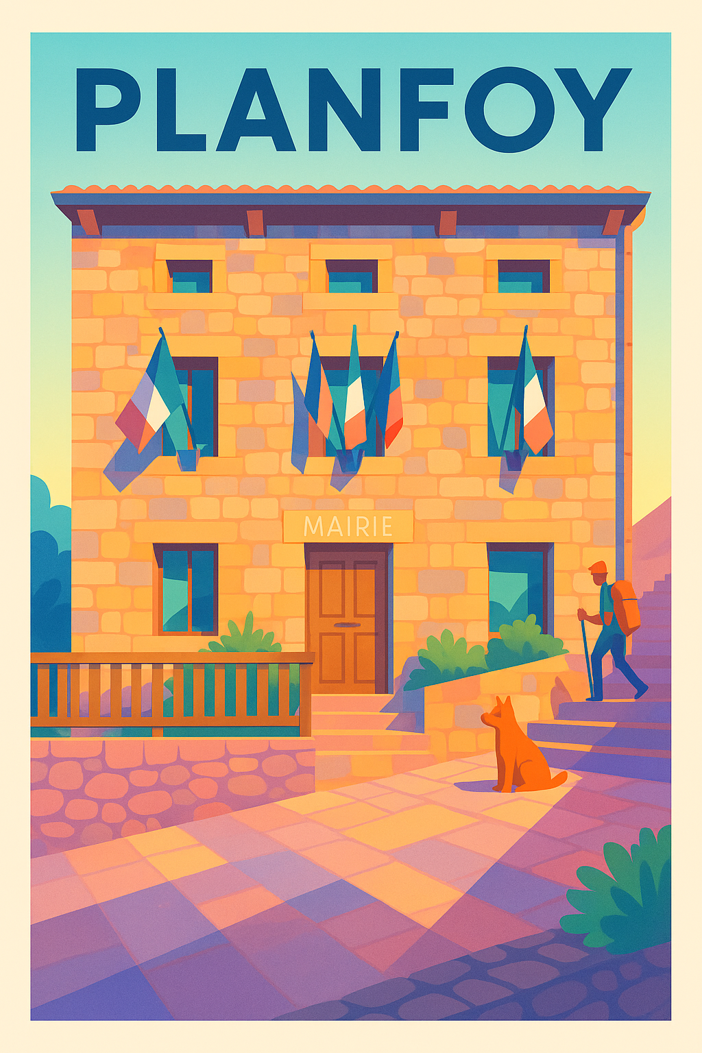 Affiche de Planfoy - Charme et sérénité au cœur du village