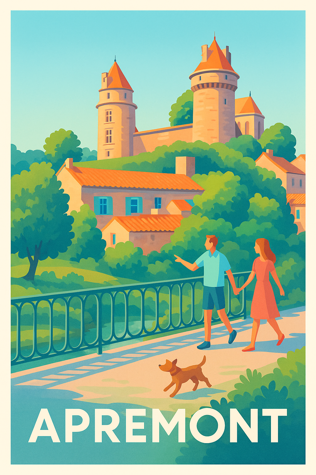 Affiche de Apremont - Un charme bucolique à découvrir