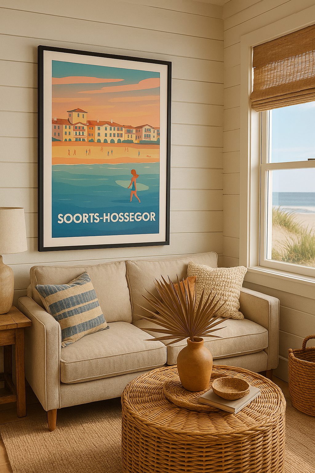 Mise en situation Affiche de Soorts-Hossegor - L'appel de la vague et du sable doré