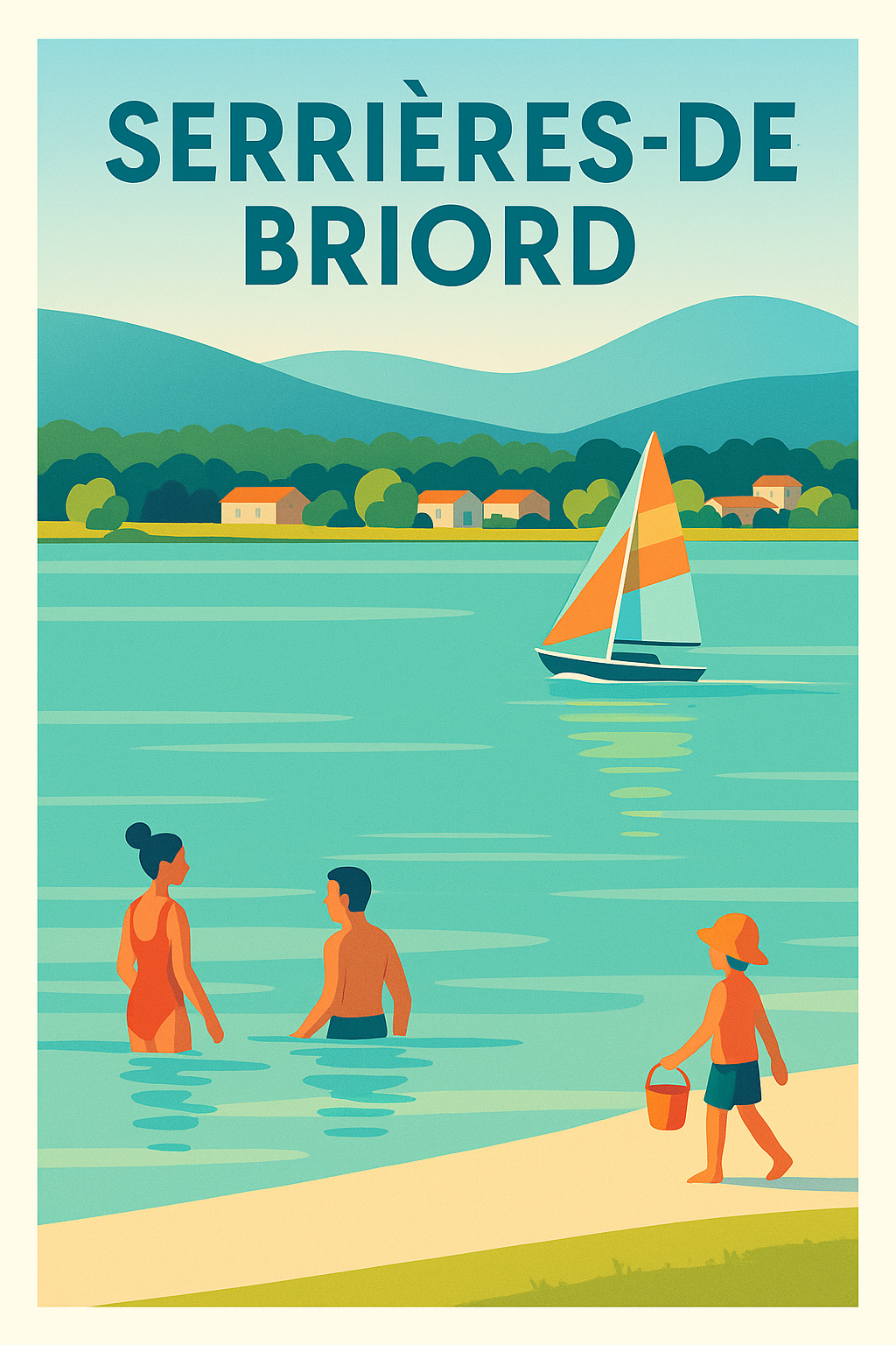 Affiche de Serrières-de-Briord - Douceur et sérénité au bord de l'eau