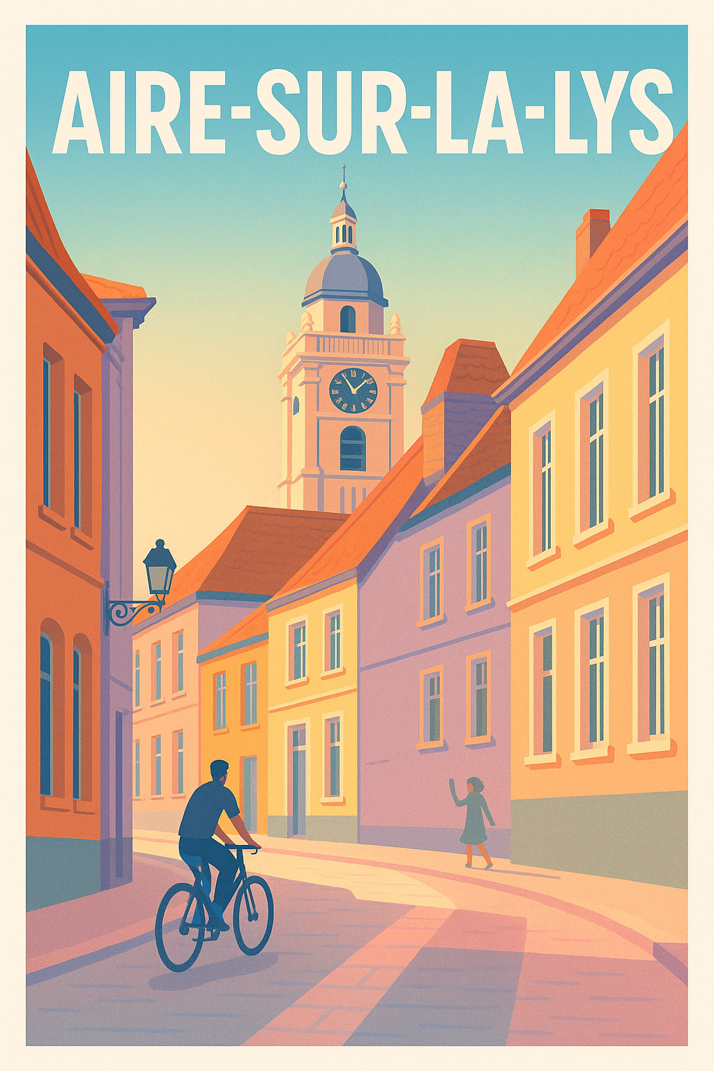 Affiche de Aire-sur-la-Lys - Charme et douceur du centre historique