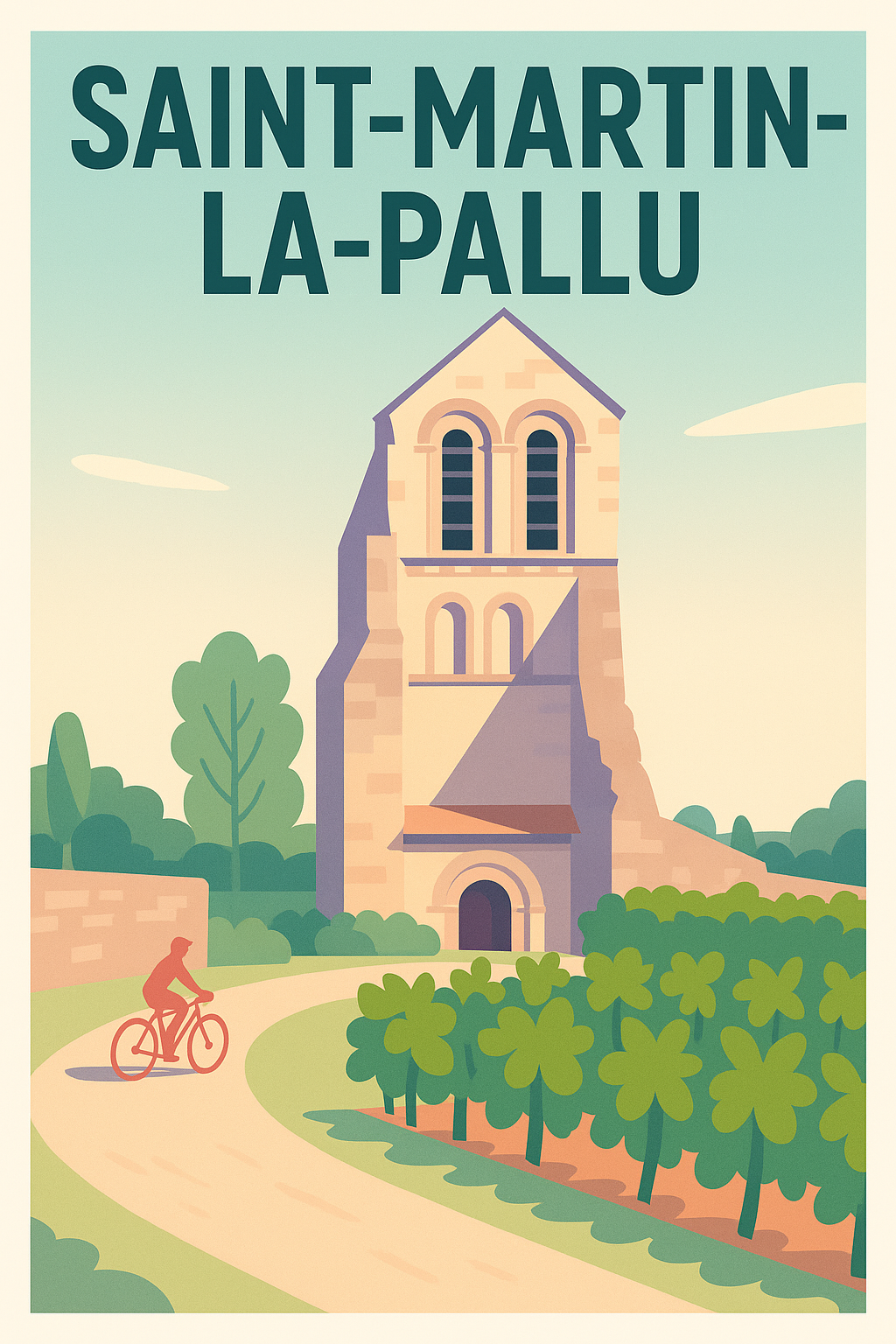 Affiche de Saint-Martin-la-Pallu - Charme et Sérénité en Pays Poitevin