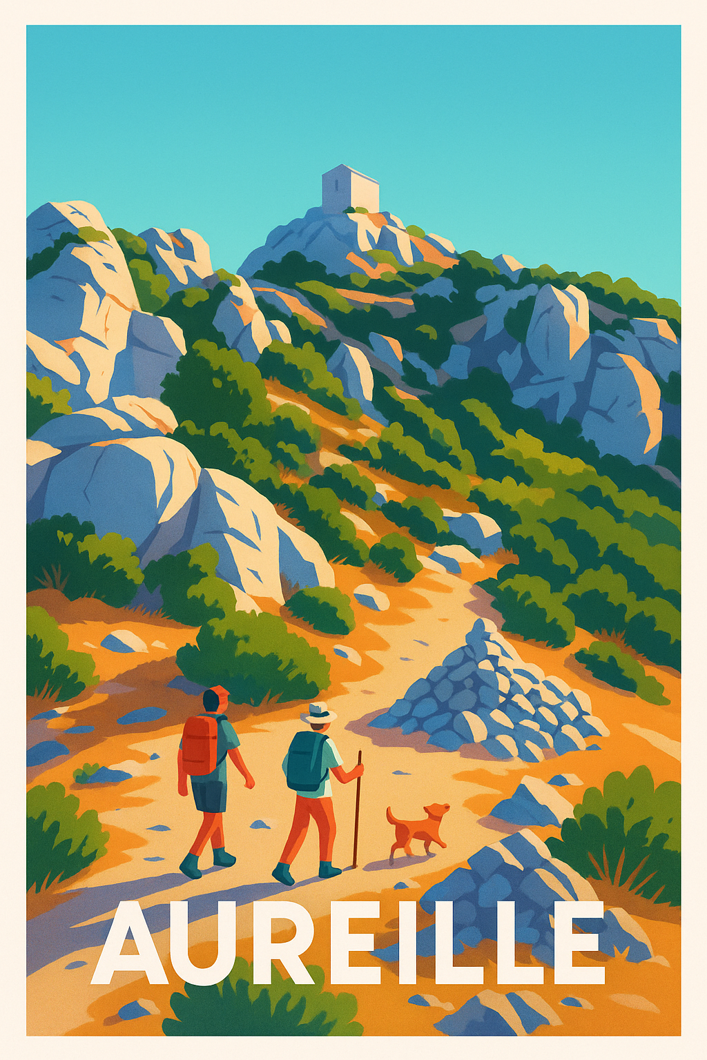 Affiche de Aureille - Escapade nature au cœur des Alpilles