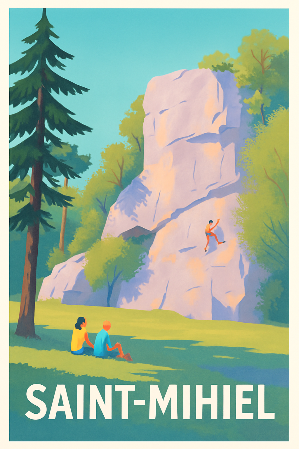 Affiche de Saint-Mihiel - Évasion nature et escalade