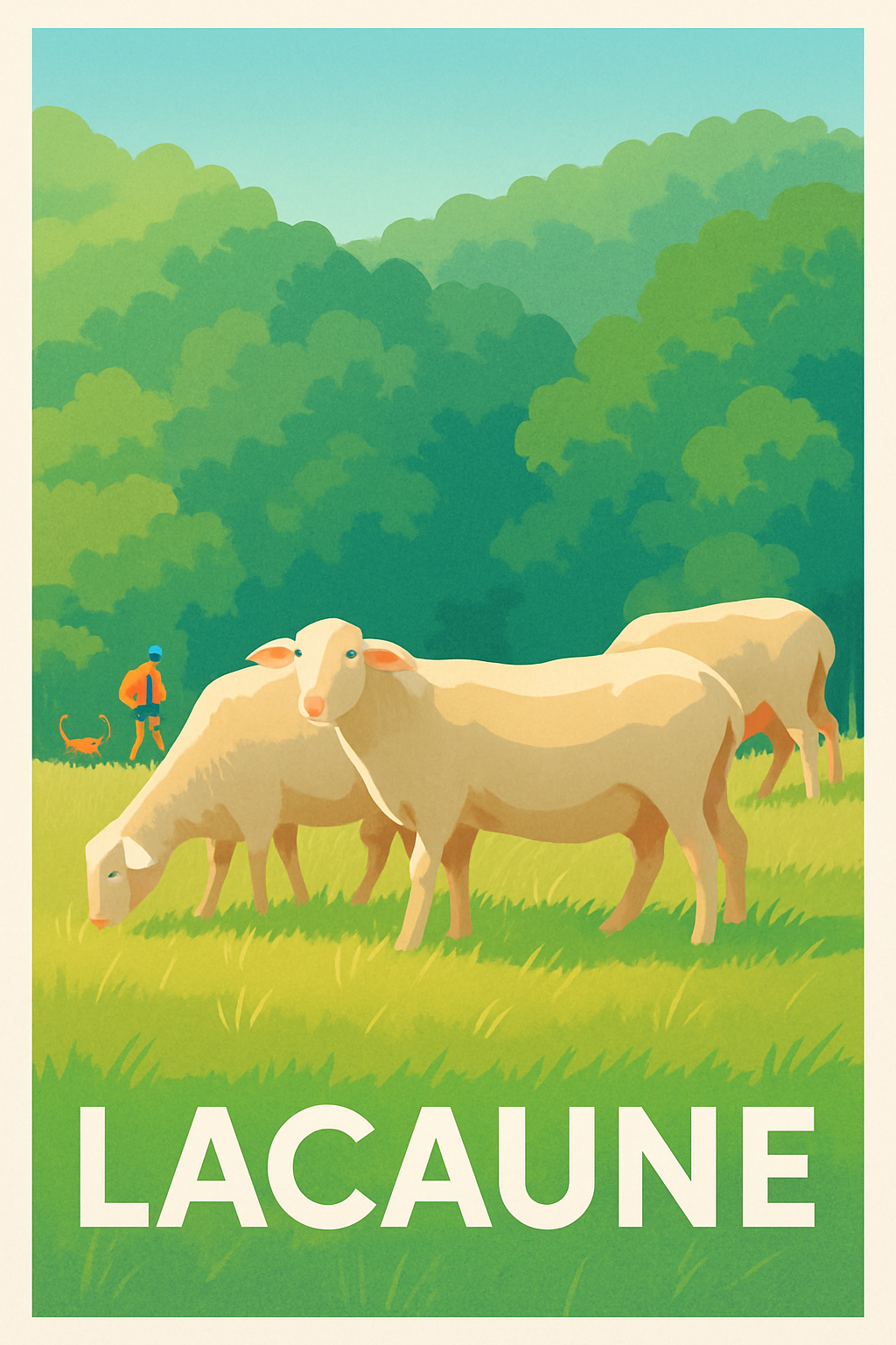 Affiche de Lacaune - Charme pastoral en pleine nature