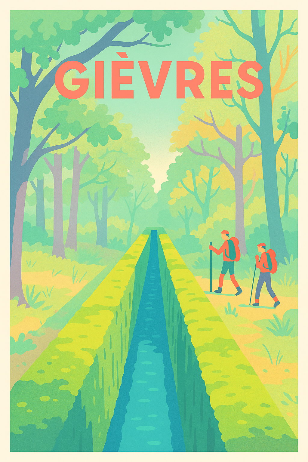 Affiche de Gièvres - Escapade nature au fil de l'eau