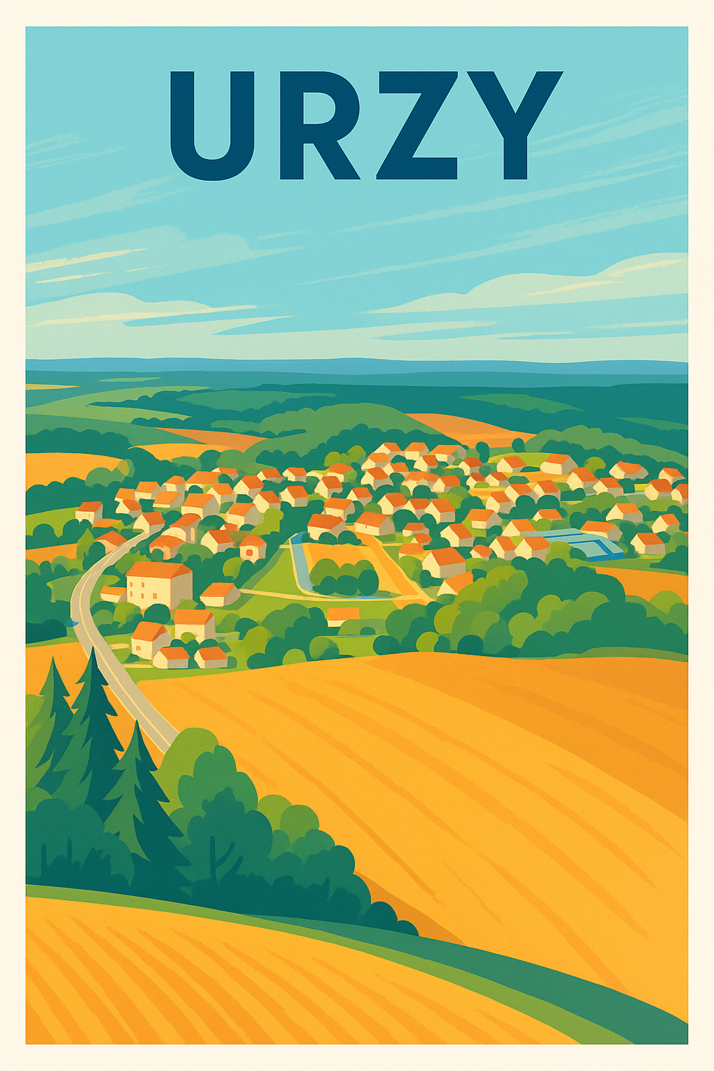 Affiche de Urzy - Charme et sérénité au cœur de la nature