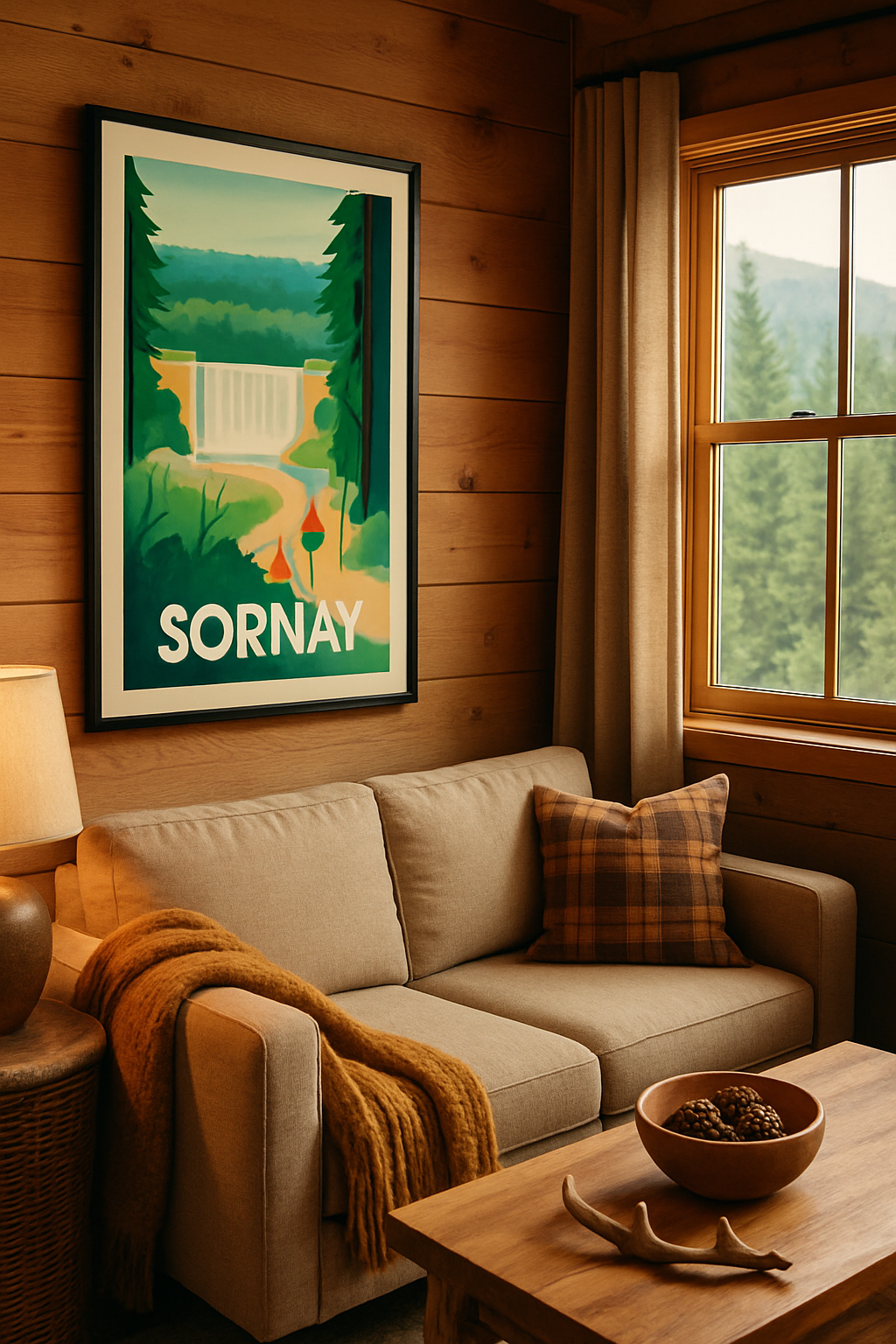 Mise en situation Affiche de Sornay - Promenade au cœur de la nature et de la cascade