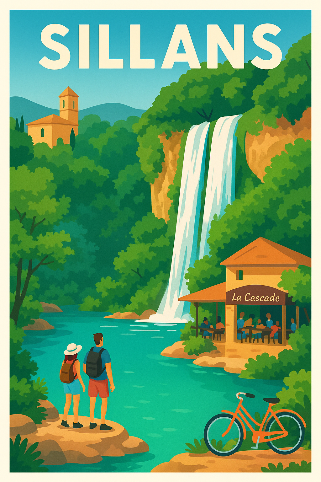 Sillans - Évasion au pied de la cascade