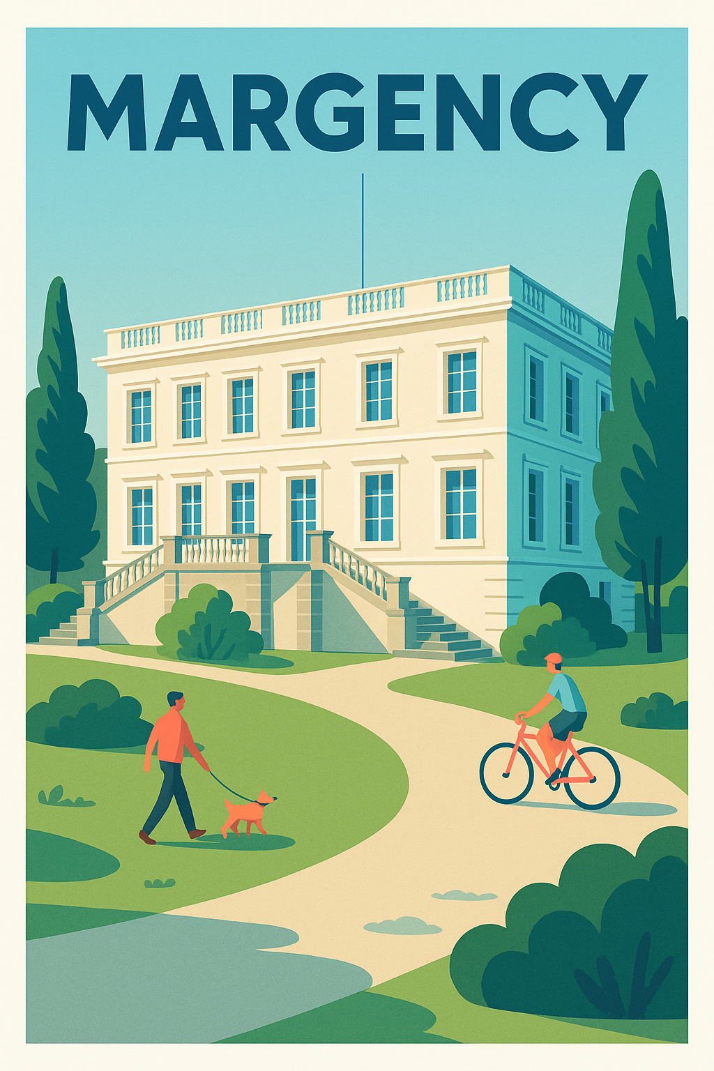 Affiche de Margency - Élégance et sérénité au cœur du parc
