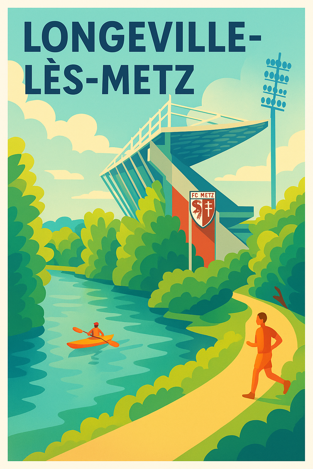 Affiche de Longeville-lès-Metz - Escapade sportive et nature