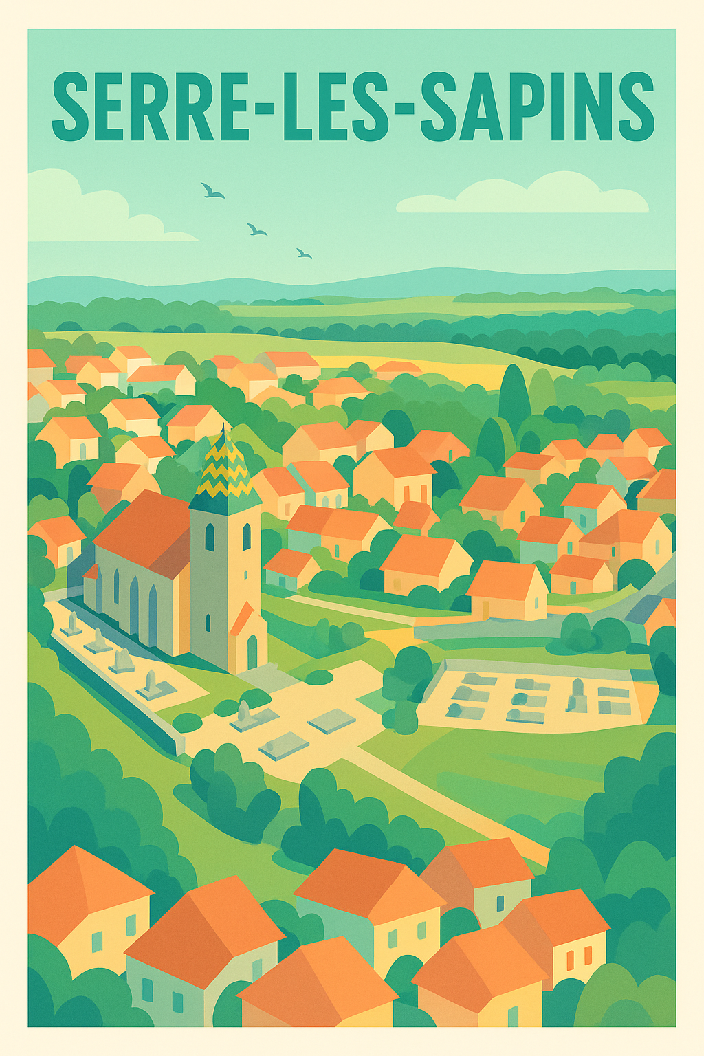 Affiche de Serre-les-Sapins - Plongée bucolique au cœur de la nature franc-comtoise