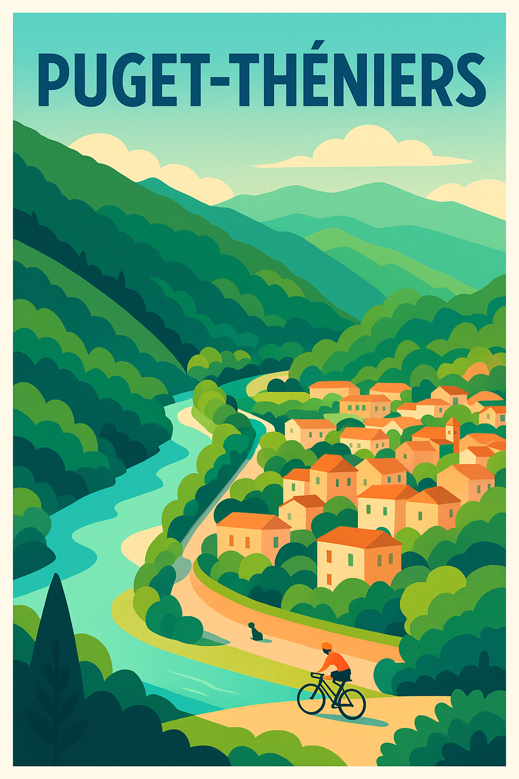 Affiche de Puget-Théniers - Escapade nature au cœur des vallées