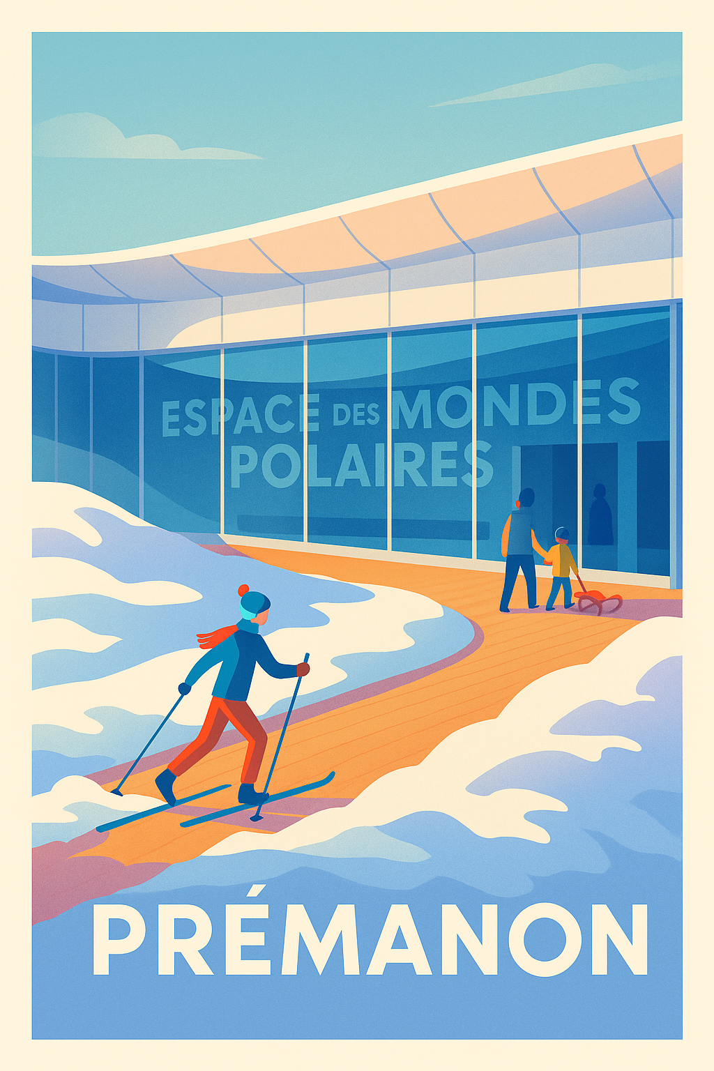 Affiche de Prémanon - Voyage au cœur des mondes polaires