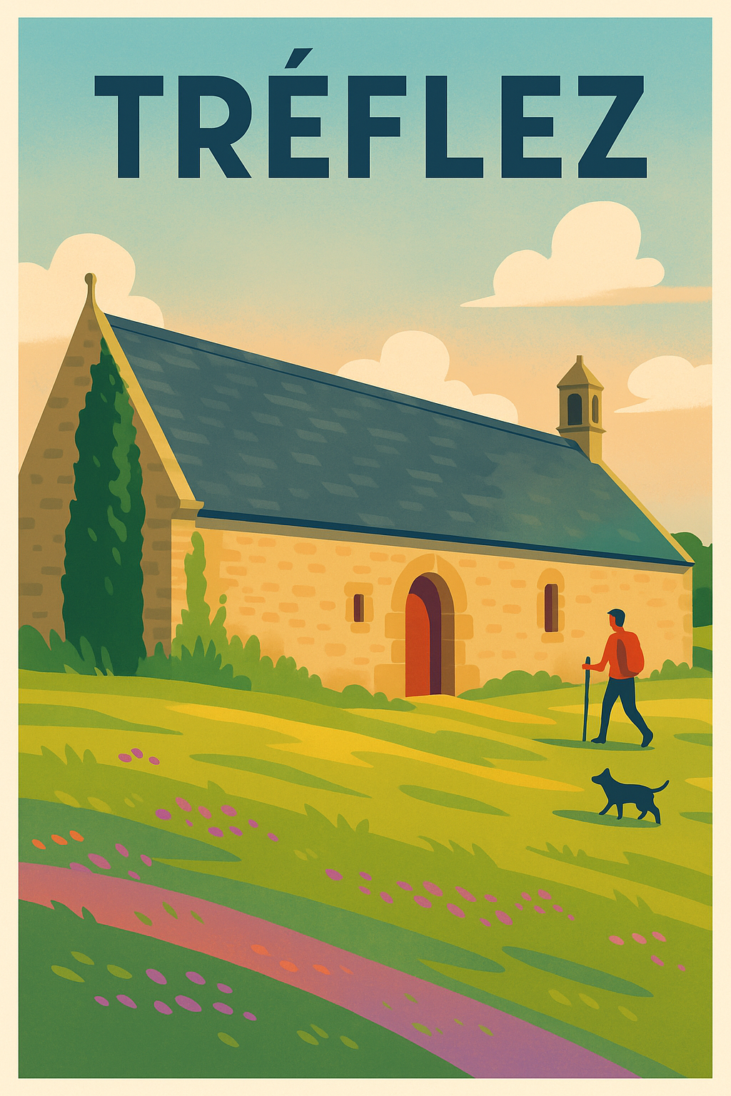 Affiche de Tréflez - Une escapade bucolique au cœur de la Bretagne