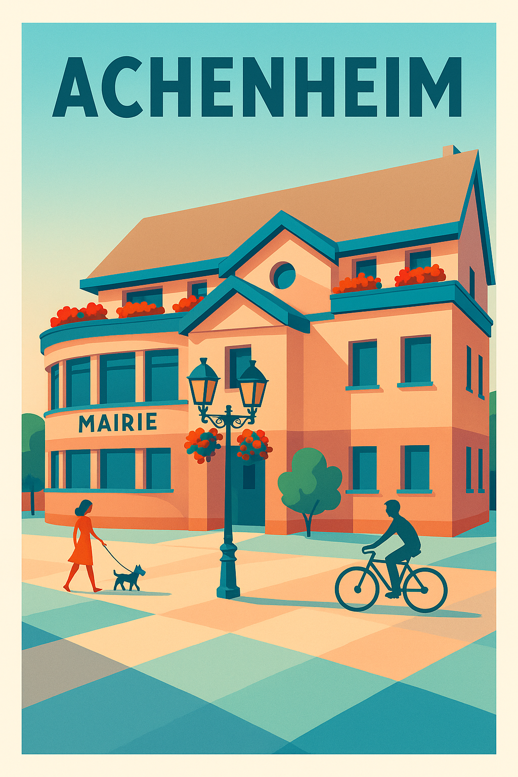 Affiche de Achenheim - L'élégance tranquille de la Mairie