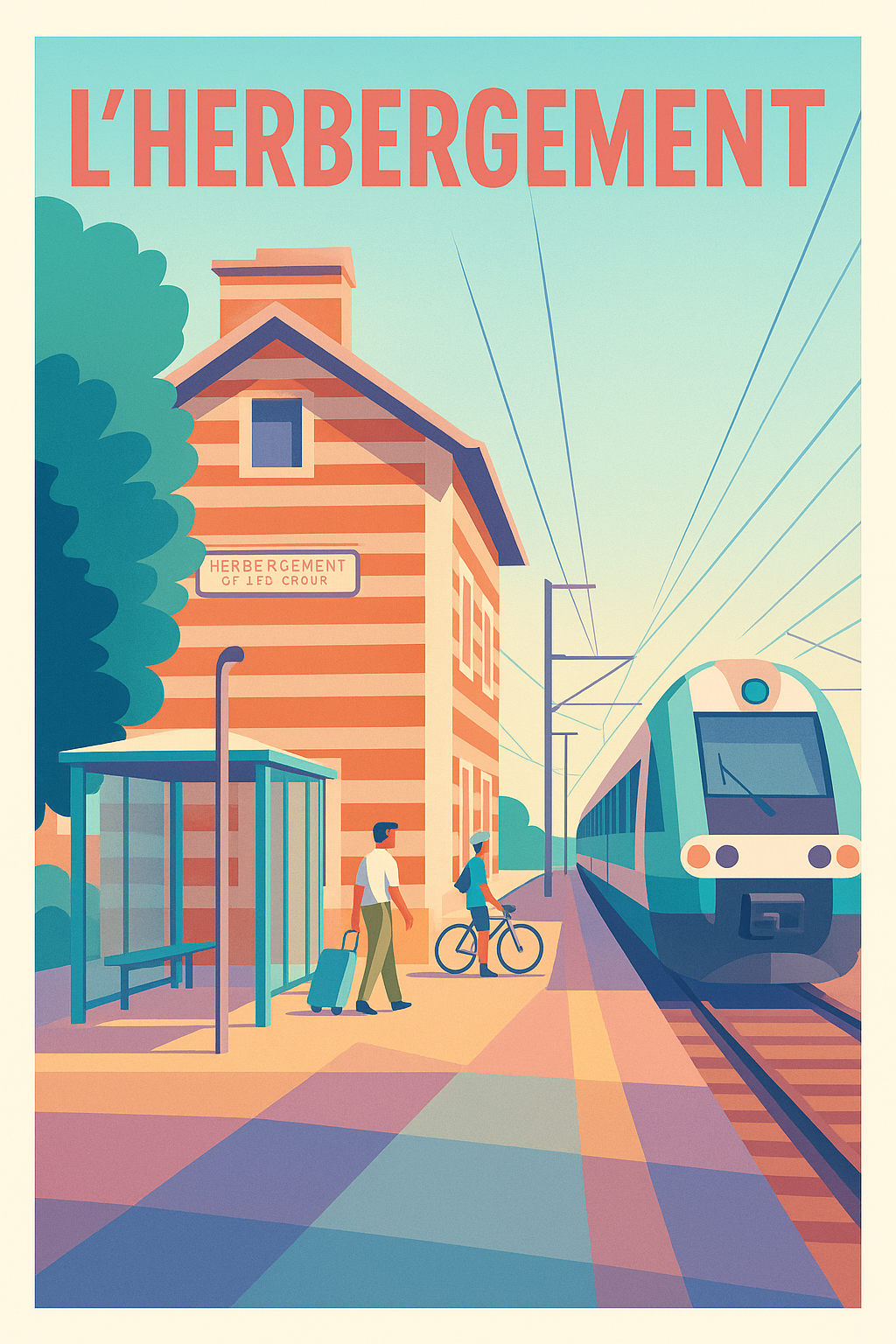 Affiche de L'Herbergement - Charme et modernité à la gare