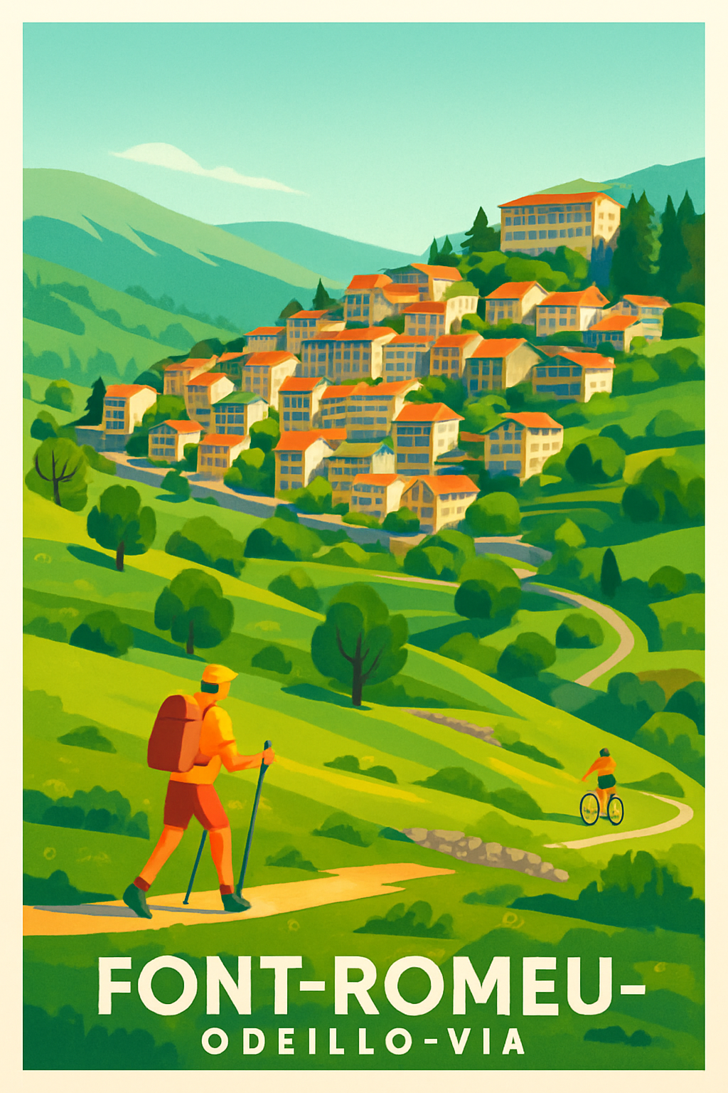 Affiche de Font-Romeu - Évasion et nature en montagne