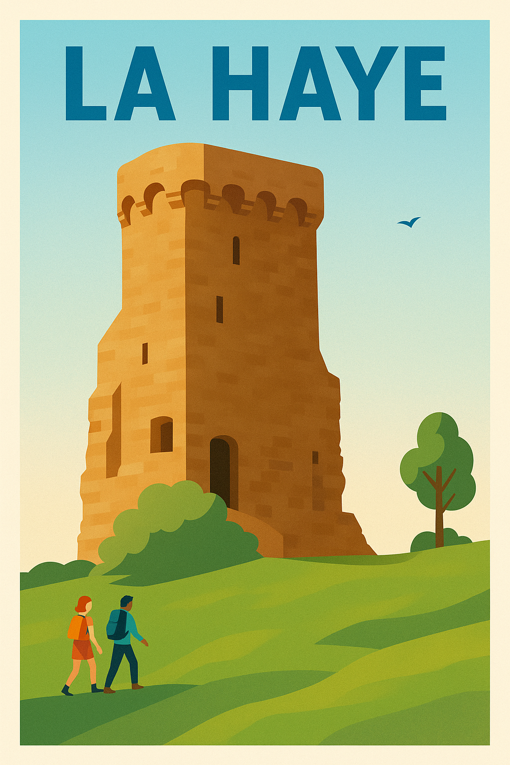 Affiche de La Haye - Découvrez la Tour Monumentale au Cœur de la Nature