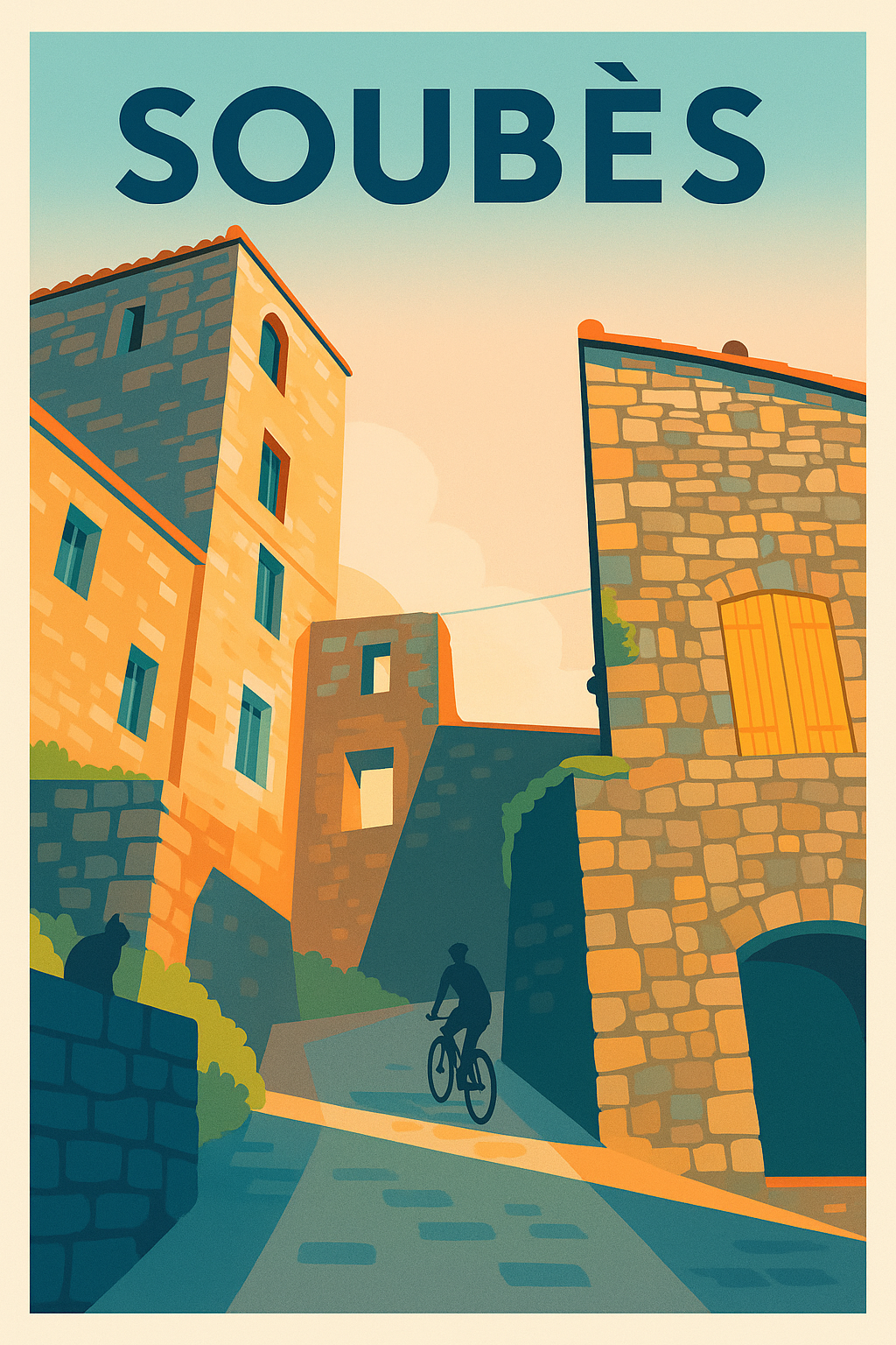 Affiche de Soubès - Charme et Sérénité Méditerranéenne