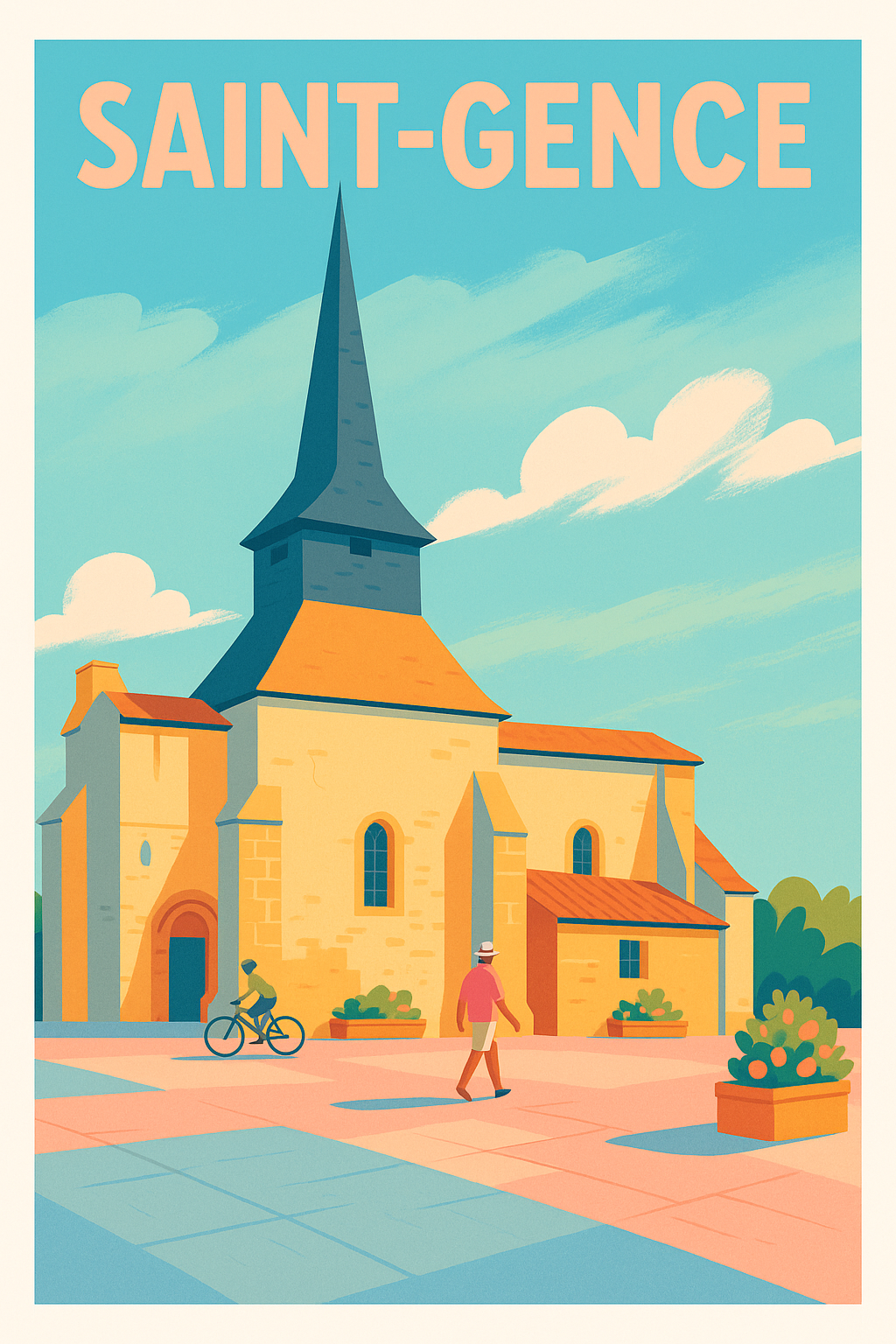 Affiche de Saint-Gence - Découvrez le charme authentique