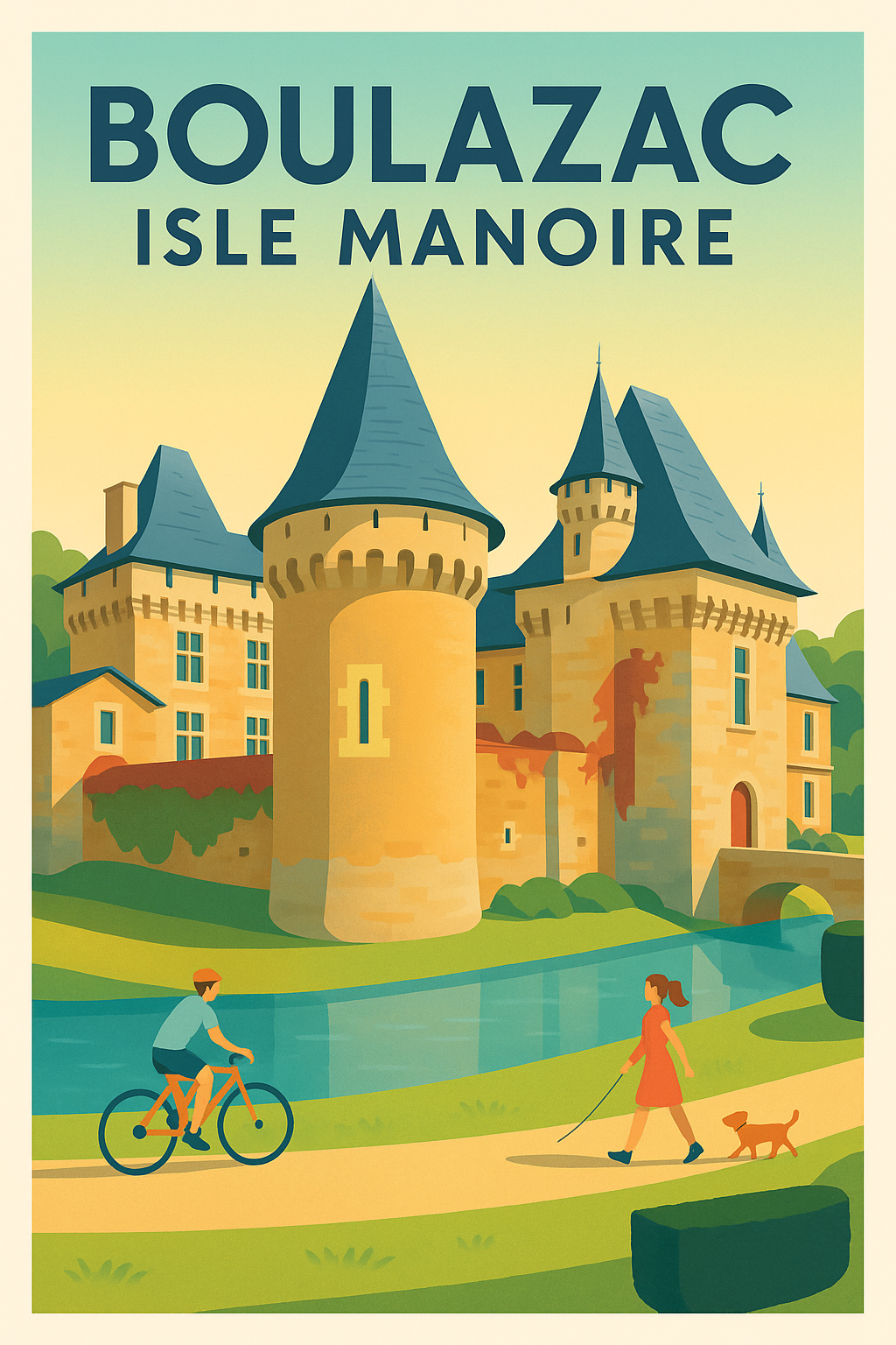 Affiche de Boulazac - Charme et sérénité à l'Isle Manoire