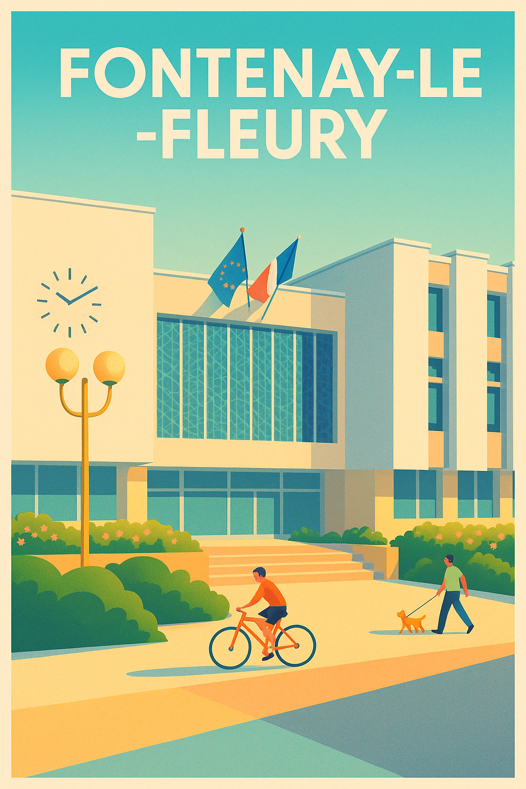 Affiche de Fontenay-le-Fleury - L'élégance moderne au cœur de la ville