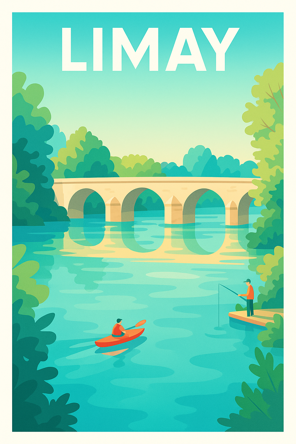 Affiche de Limay - Sérénité au fil de l'eau