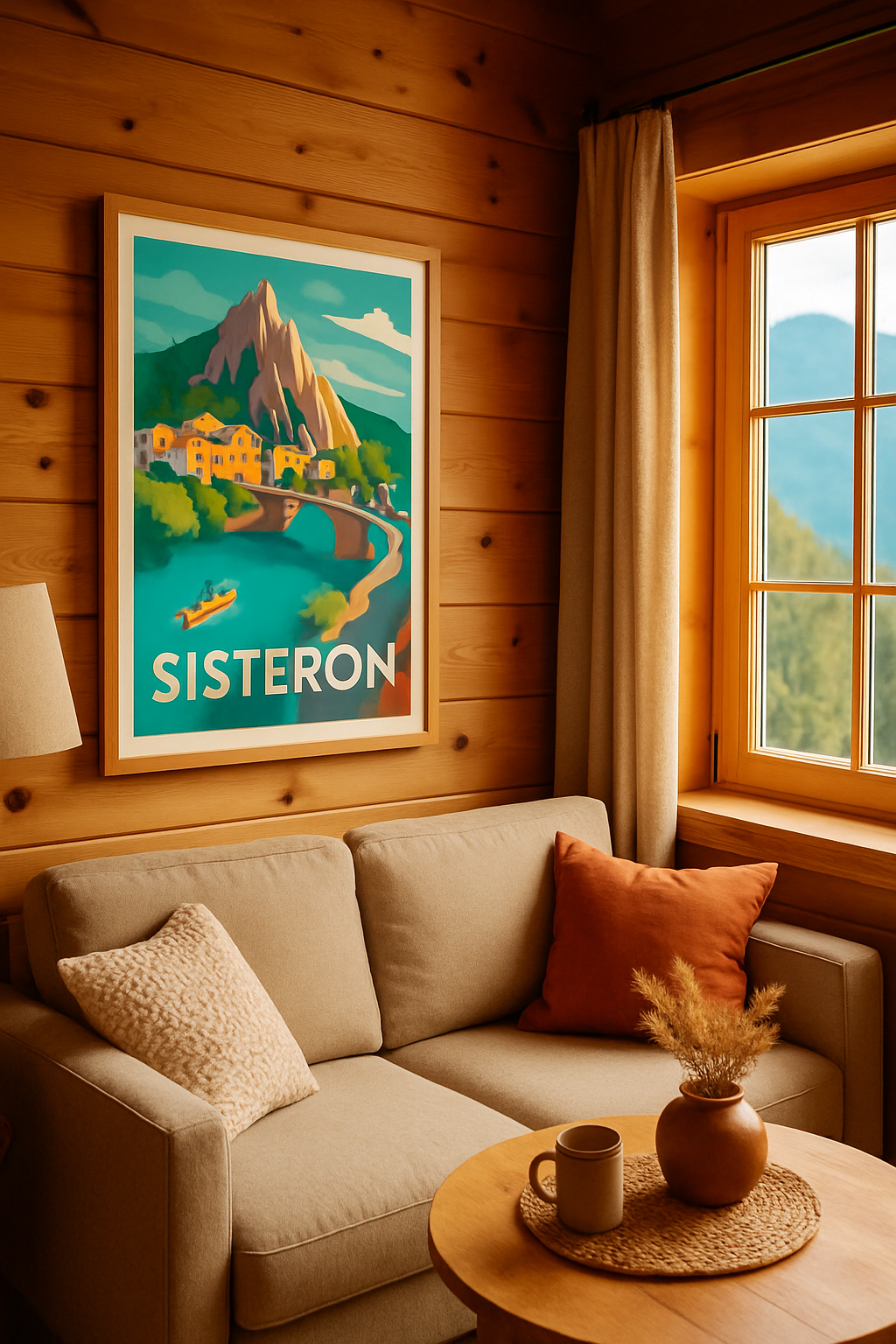 Alpes-de-Haute-Provence France Affiche de Sisteron - Évasion au cœur de la Provence