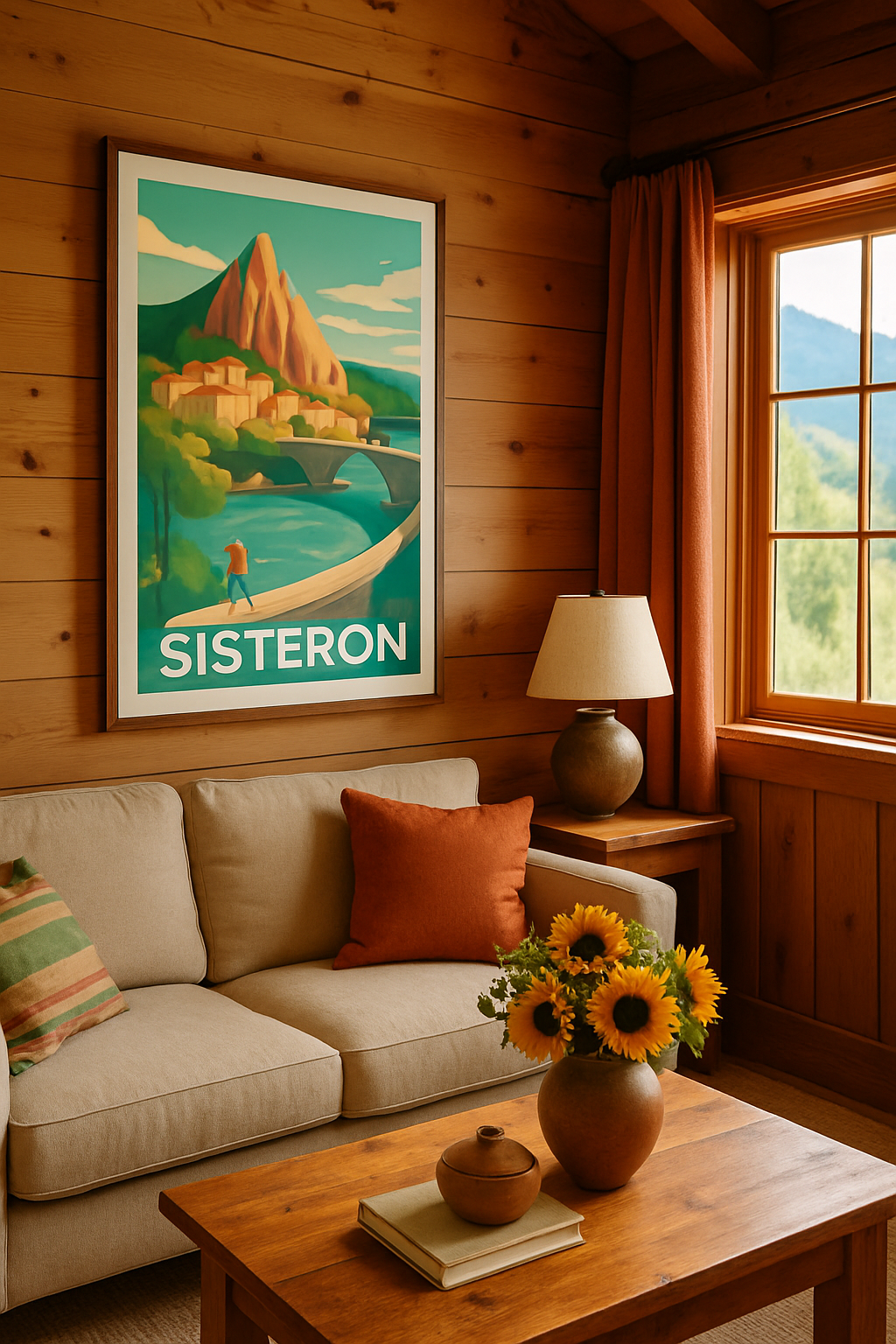 Affiche Sisteron — L'évasion entre nature et histoire · poster d'art de Sisteron