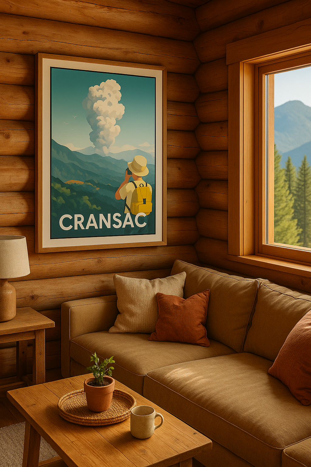 Affiche Cransac — L'appel des grands espaces · poster d'art de Cransac