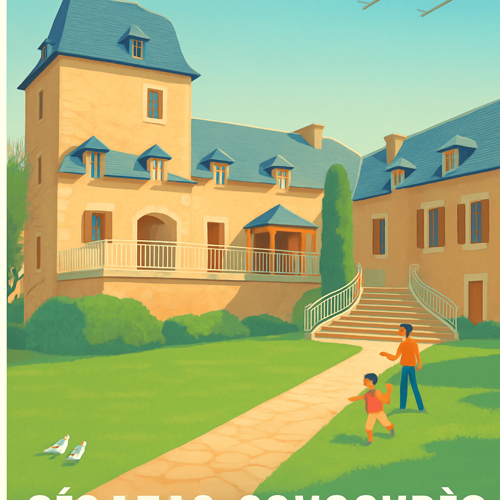 Aveyron France Pas de Cadre / 20 × 30cm Affiche de Dinan - Charme et sérénité bretons