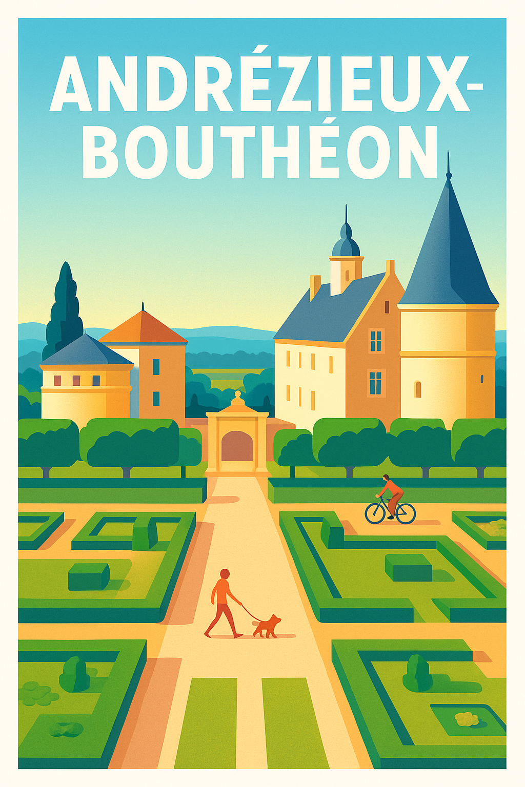 Affiche de Andrézieux-Bouthéon - Flânerie dans les jardins du château