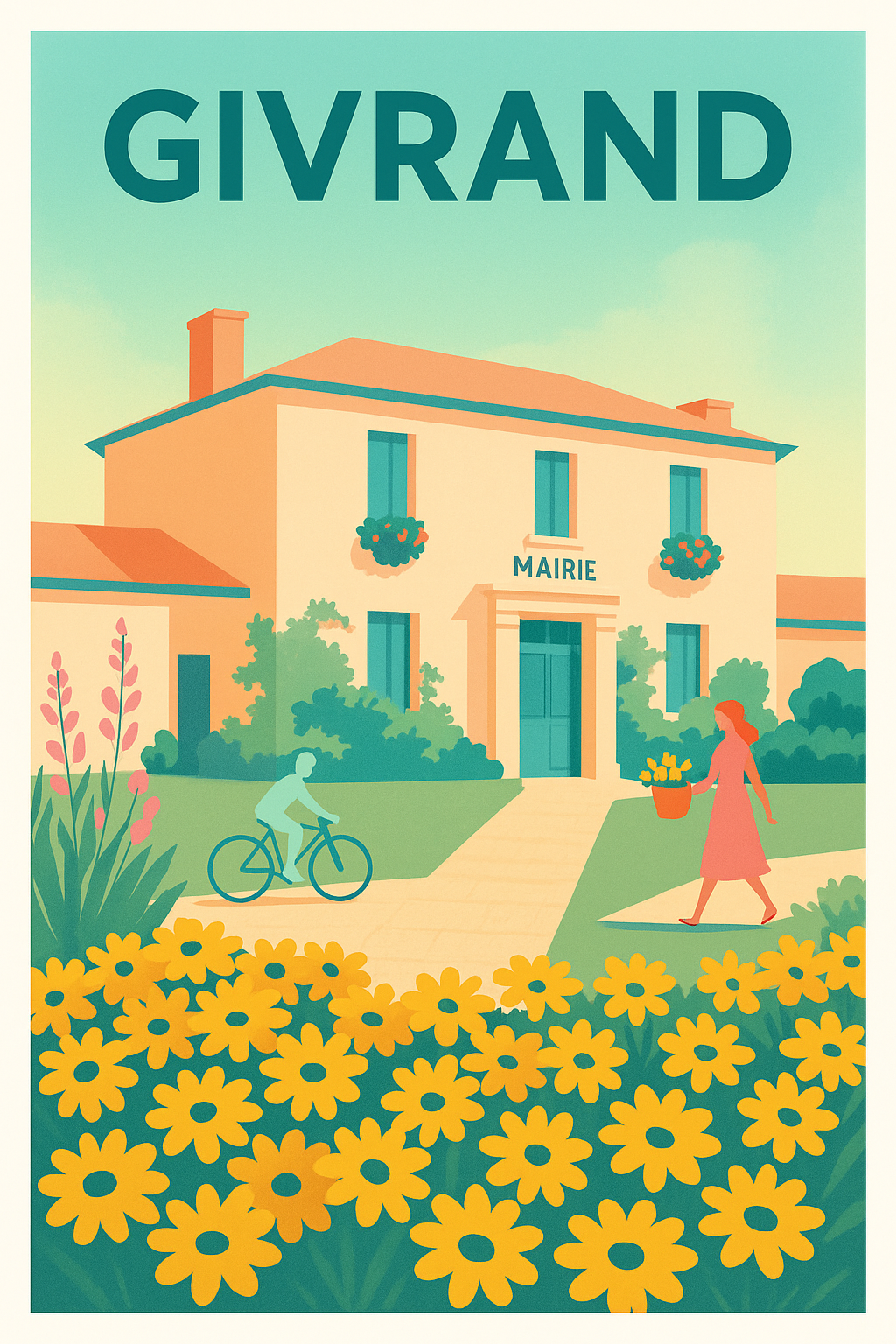Affiche de Givrand - Charme et douceur au cœur de la mairie